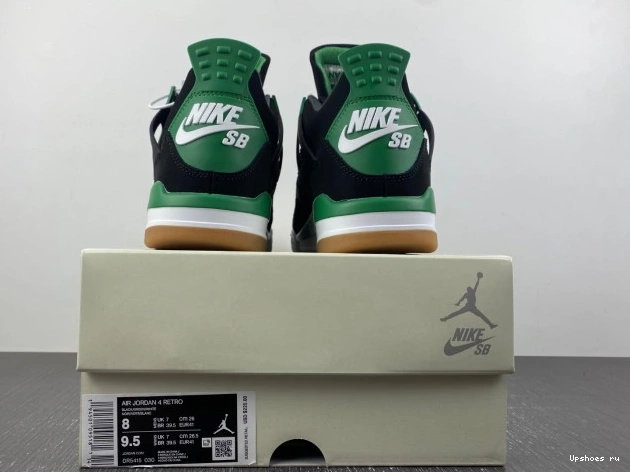 4 DR5415-030 Jordan   Green Retro  SB Black 0102
